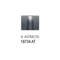 TAPA SALIDA DE CABLES NEGRO ANTRACITA BJC IRIS/AURA 18734-AT