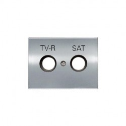 Tapa para toma R/TV-SAT OLAS TITANIO 8450.1 TT