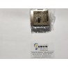 TAPA MANDO ESTEREO 2 CANALES NIESSEN OLAS COBRE SATEN