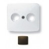 Tapa para toma TV - r bronce