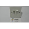 DOBLE INTERRUPTOR CON MARCO FENOPLAK