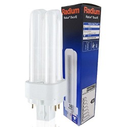Compact fluorescent lamp Ralux® Duo/E RX-D/E 18W/840/G24Q