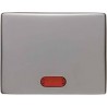 TECLA CON LUMINOSO Metal Acero inoxidable interruptor de luz