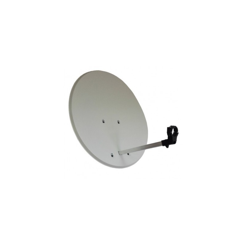 Perca domingo dominar Antena parabólica offset 60 cm de acero en color blanco Televes TEL792012W