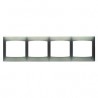PLACA 4 ELEMENTOS HORIZONTAL GRIS LAVA BJC CORAL