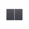 Tecla doble pulsador GRIS LAVA BJC Coral 21709-GL