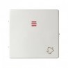 TECLA PULSADOR CAMPANA CON SIMBOLO BLANCO 82015-30