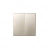 Doble tecla interruptor conmutador 82026-34 cava mate