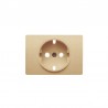 TAPA BASE ENCHUFE SEGURIDAD DORADO PERLADO BJC CORAL 21724-DP
