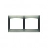 PLACA 2 ELEMENTOS HORIZONTAL GRIS LAVA 