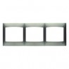 PLACA 3 ELEMENTOS HORIZONTAL BJC CORAL GRIS SOMBRA 21003-GS