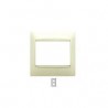 PLACA DE 2 ELEMENTOS VERTICAL 21102 BLANCO