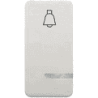 Tecla pulsador campana estrecha BLANCA con luminoso BJC 16716-L
