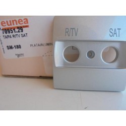 TAPA R/TV SM-180 PLATA ALUMINIO 70951.29
