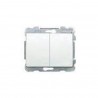 DOBLE CONMUTADOR BJC IRIS ESTANCA BLANCO 184010