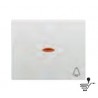 TECLA PULSADOR TIMBRE CON DIFUSOR NACAR BRILLANTE BJC IRIS 18716-NBL