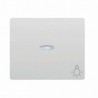 TECLA PULSADOR LUZ CON DIFUSOR NACAR BRILLANTE BJC IRIS 18717-NBL