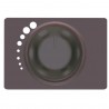 TAPA CON BOTON REGULADOR GRIS LAVA BJC CORAL 21748-GL