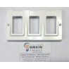 PLACAS PANEL PARA 3 ELEMENTOS BLANCO METROPOLI 3088B