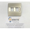 TAPA TOMA TELEFONO DOBLE TITANIO SM-180 70994.22