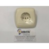 TAPA DE ENCHUFE MONOBLOC CON MARCO INCORPORADO B. MARFIL NIESSEN ARCO 8288.2BM SOLO CARÁTULA