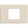PLACA DE RESINA BLANCA 2 MÓDULOS ESTRECHOS BTICINO MAGIC 503/23A/R