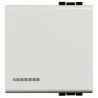 CUBRE TECLAS METÁLICO COLOR BLANCO BTICINO LIVING L4931/2BA