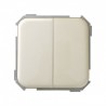 DOBLE INTERRUPTOR SIMON 31 MARFIL 31398-31