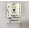 TOMA TELEFONO 4 CONTACTOS NIESSEN BLANCO ALPINO 5117 BA