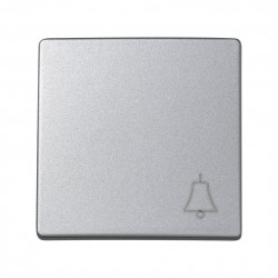 Tecla individual con grabado campana para pulsador blanco Simon 73 Loft 73017-60