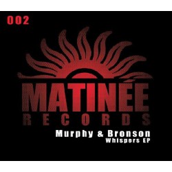 Whispers EP (Vinyl, 12", EP) portada de album Murphy & Bronson ‎– Whispers EP