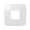 PLACA CUADRADA 1 ELEMENTO SIMON BLANCO 32610B