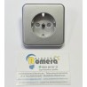 TAPA ENCHUFE TT PLATA BJC IBIZA 10723-PLATA