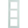 Marco cobertor 3 enchufes Berker 10136909 modelo B7 blanco polar
