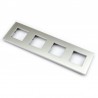 MARCO 4 ELEMENTOS NIESSEN ZENIT PLATA N2274.1 PL