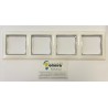 MARCO 4 ELEMENTOS BLANCO/GRIS LEGRAND VALENA 7744 94