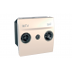 Unica - R-TV/SAT socket - intermediate socket - ivory U3.456.25