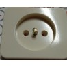 TAPA ENCHUFE BIPOLAR MARFIL 75040-31