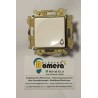 PULSADOR EUENEA SERIE DUERO SIMBOLO CAMPANA BLANCO 47106