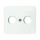 Placa toma tv-r/sat 8250.1 ba color blanco