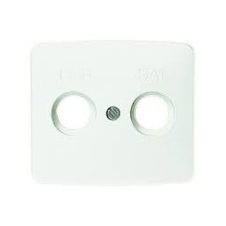 Placa toma tv-r/sat 8250.1 ba color blanco