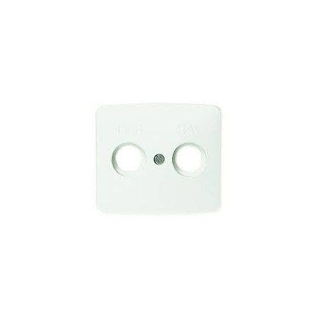 Placa toma tv-r/sat 8250.1 ba color blanco