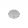 TECLA INTERRUPTOR CONMUTADOR CON VISOR SIMBOLO LUZ PLATA NIESSEN TACTO