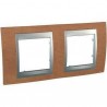 Marco Unica Top con 2 elementos horizontal cerezo U66.004.0M2