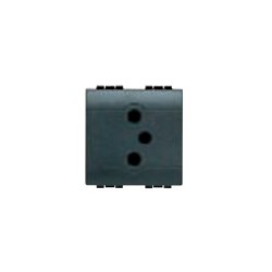 Base Enchufe 2P+T Desplazada 10A Living Internacional L4124/2