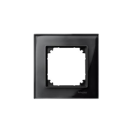 Marco 1 elem. elegance cristal Negro MTN404103