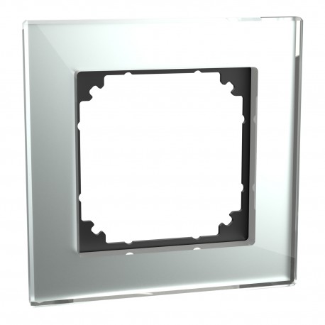 Merten 489160 M-PLAN real glass frame, Diamond Silver [Energy Class B]