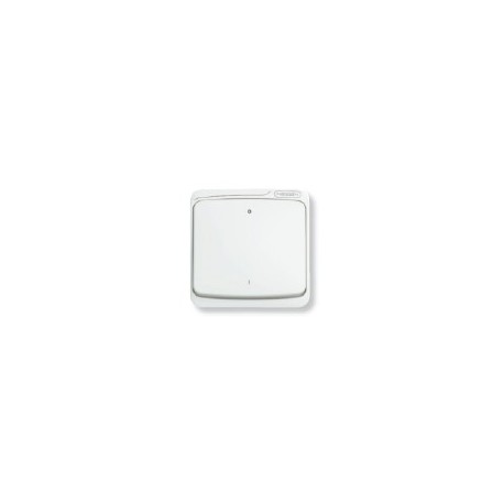 Tecla interruptor conmutador blanco Niessen Arco Estanco 8701BA