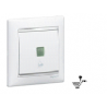 PULSADOR LUMINOSO GRABADO TIMBRE BLANCO LEGRAND