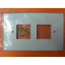 placa rectangular 128